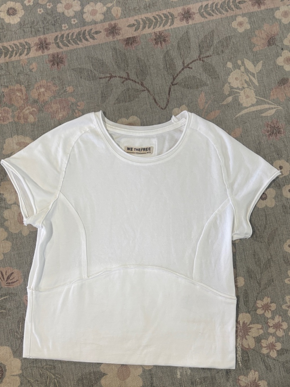 We The Free White Short Sleeve Crewneck Tee